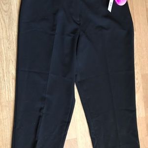Investments Petites Sz 12 Crop Length Black Pants